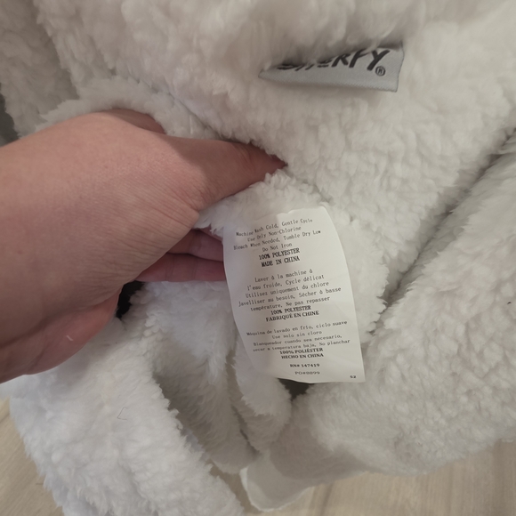 Sherpa Plush Hooded Jacket - Picture 7 of 7